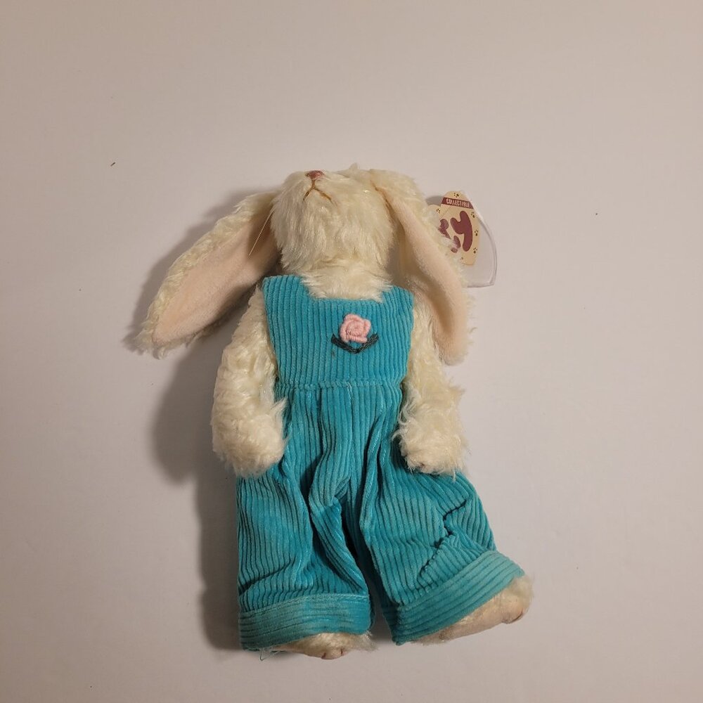 1993 TY Collectible IVY Bunny 1993 with tags and green bibs